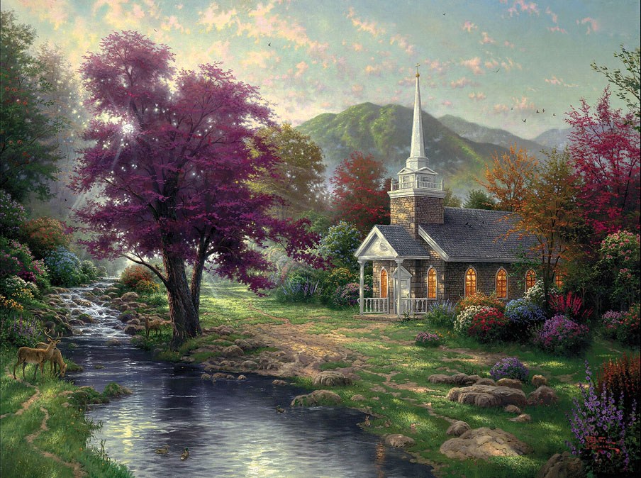 Thomas Kinkade Streams of Living Water